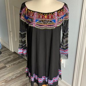 Embroidered Beaded Dress